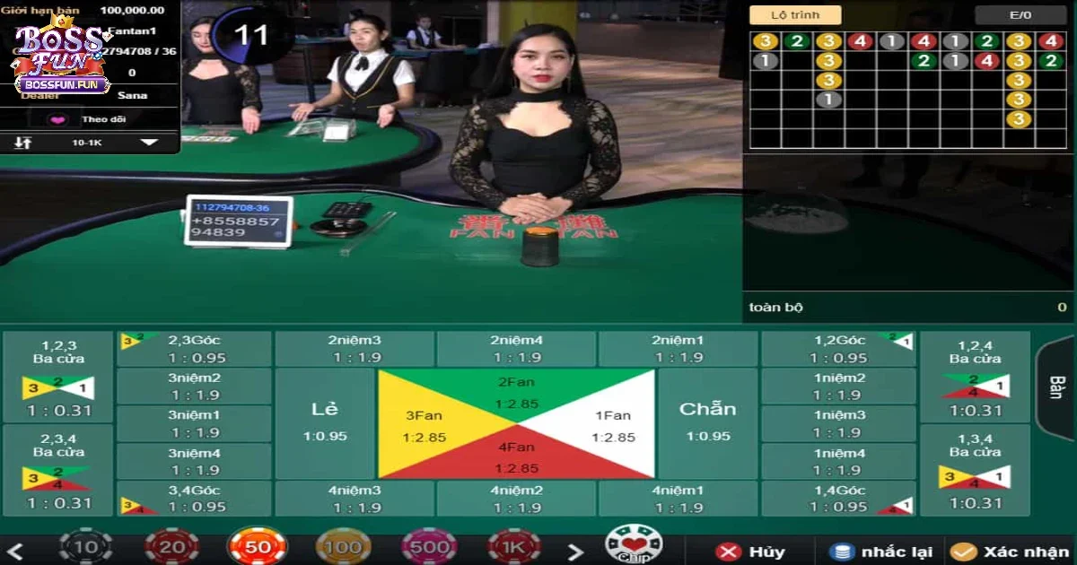 Game Fantan Bossfun: Các Kiểu Cược Phổ Biến Trong Fantan 5 Bí quyết chiến thắng trong game Fantan tại Bossfun