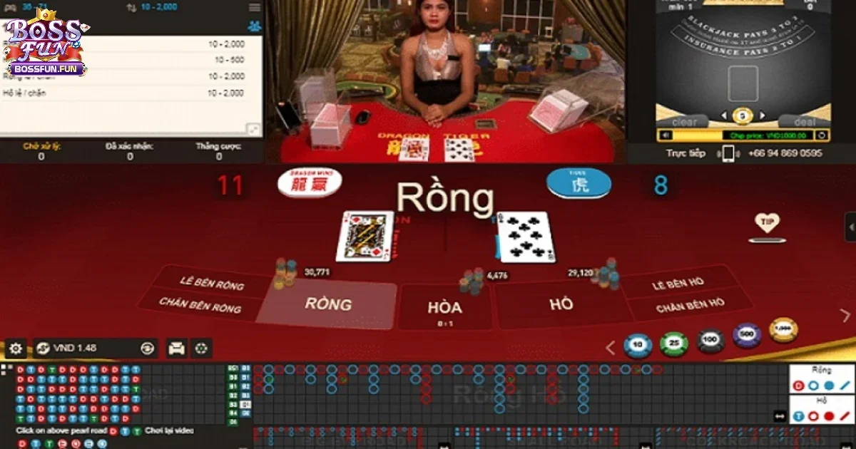 Game Rồng Hổ Bossfun: Luật Chơi Rồng Hổ Và Các Kiểu Cược 3 Lợi ích của việc chơi Rồng Hổ tại Bossfun