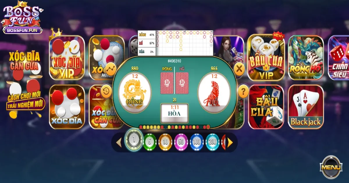 Game Rồng Hổ Bossfun: Luật Chơi Rồng Hổ Và Các Kiểu Cược 5 Làm thế nào để chơi Rồng Hổ hiệu quả tại Bossfun?