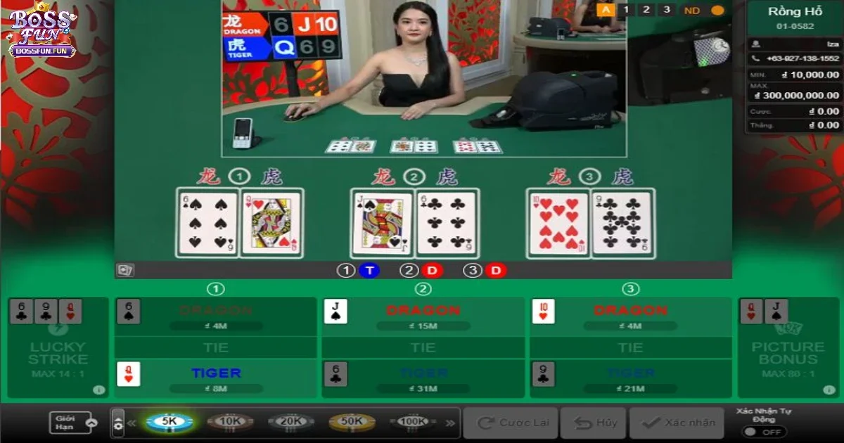 Hướng Dẫn Đặt Cược Rồng Hổ Bossfun Hiệu Quả Và Chính Xác 2 Cách Đặt Cược Rồng Hổ Hiệu Quả
